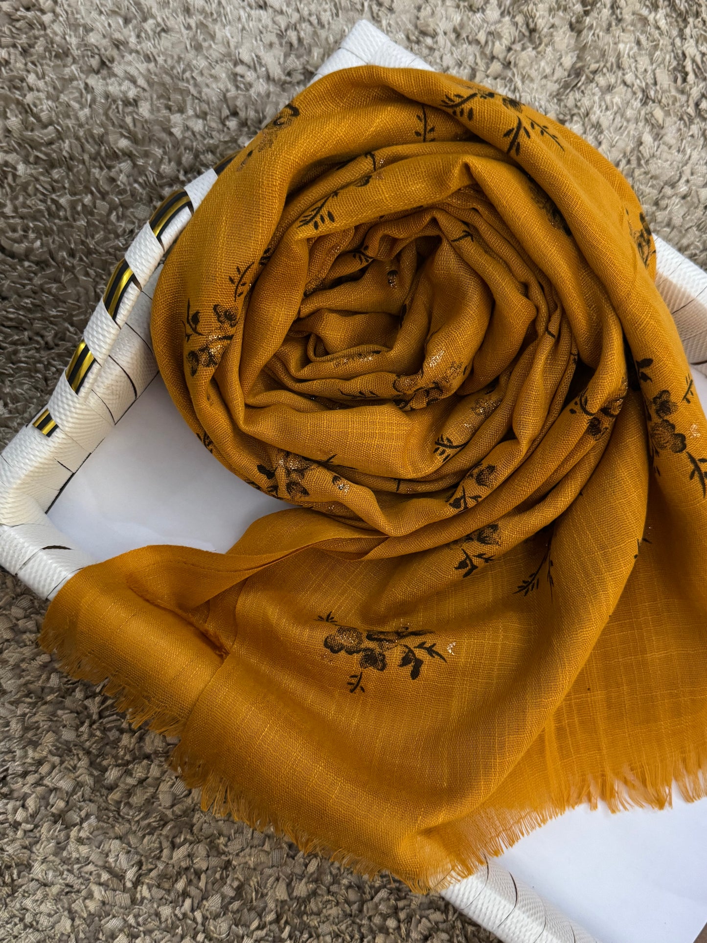 Noor-e-Gul Hijab-Mustard