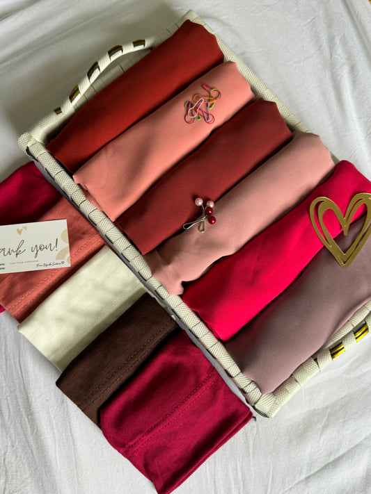 Bundle of 3 Georgette Hijabs