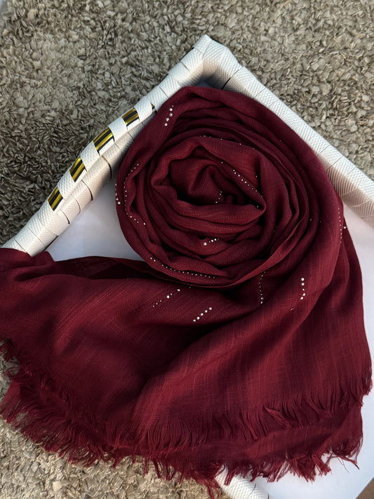 Sitara Hijab-Maroon