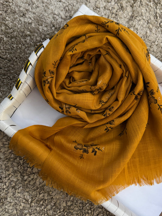 Noor-e-Gul Hijab-Mustard