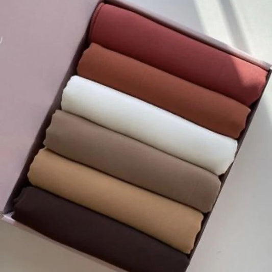 Georgette - Bundle of 6 Hijabs